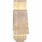 Ekena Millwork Bellingham Rough Sawn Timber Gable Bracket, Douglas Fir, 60"W x 10"H x 4"D x 4"F, 4/12 Pitch GBW060X10X0404BEL00RDF - alternate 5